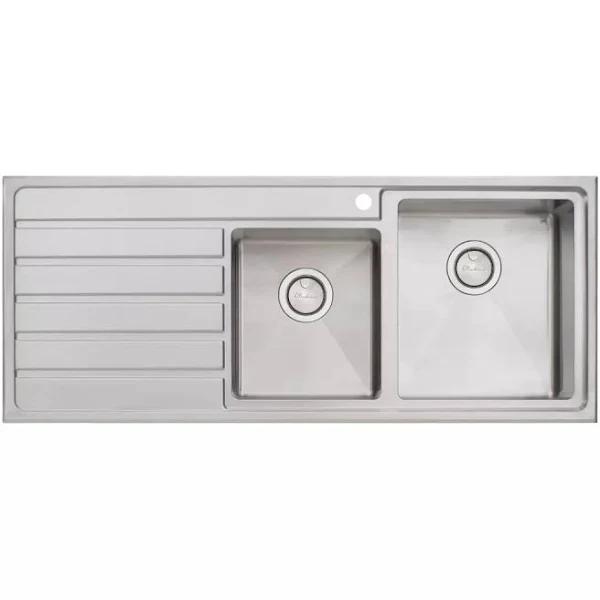 Oliveri Apollo 1 & 3/4 Bowl Sink With Drainer