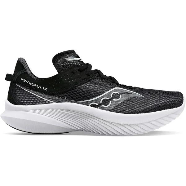 Saucony Kinvara 14 Womens Shoes- Black/White US Size 10 - AfterPay & zipPay Available