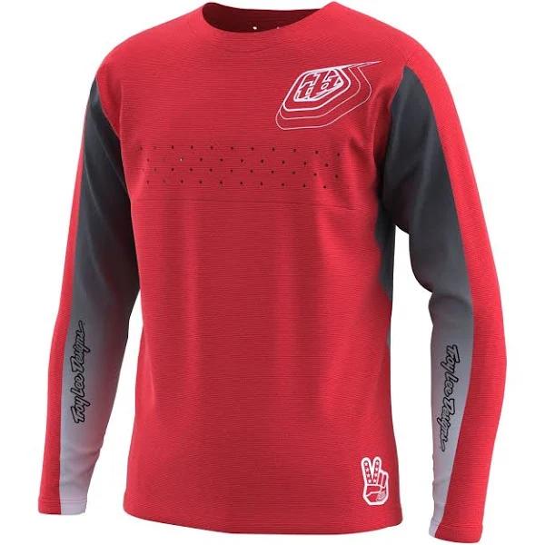 Troy Lee Designs Sprint Youth Richter Jersey in Race Red