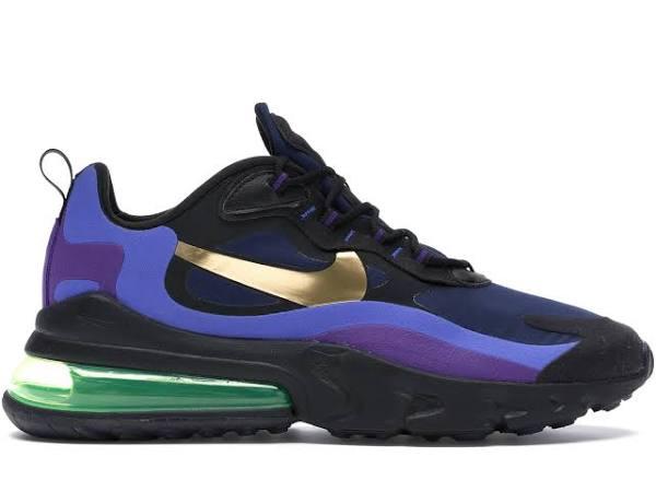 Nike Air Max 270 React Black/Gold/Royal