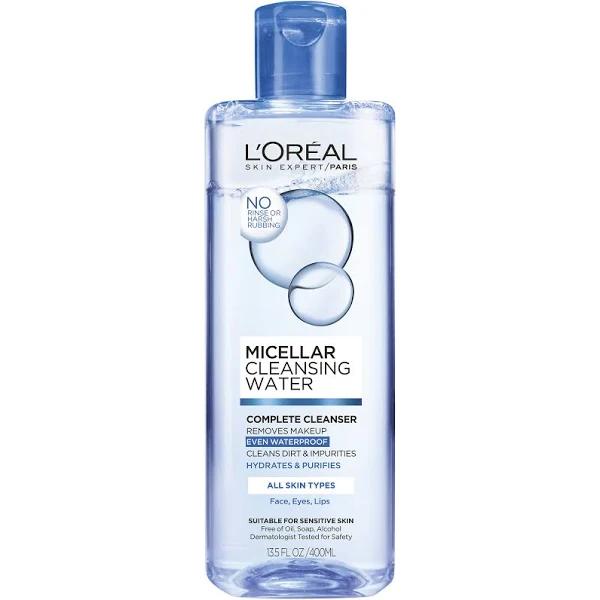 Loreal Cleansing Water, Micellar, All Skin Types - 13.5 fl oz