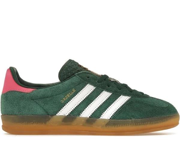 Adidas Gazelle Indoor Collegiate Green Lucid Pink (Women's)