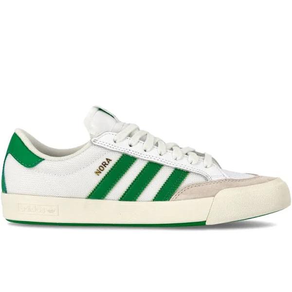 Adidas Nora Shoes White / Green / White 5 - Unisex Skateboarding Trainers