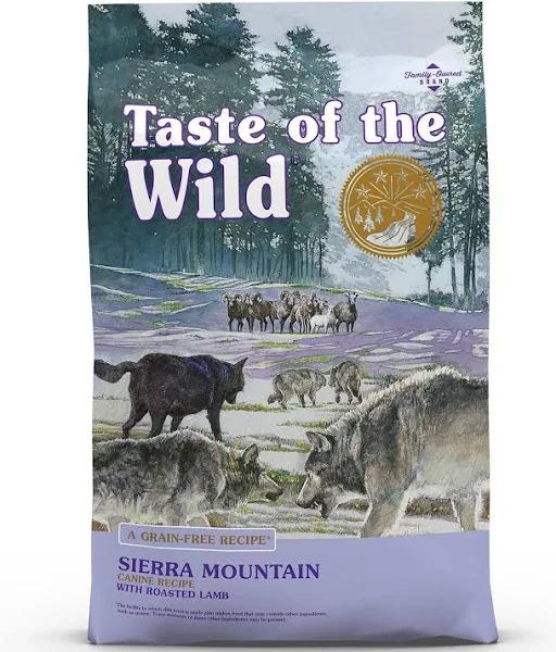 Taste of The Wild Sierra Mountain Roasted Lamb 12.2kg Dog Food