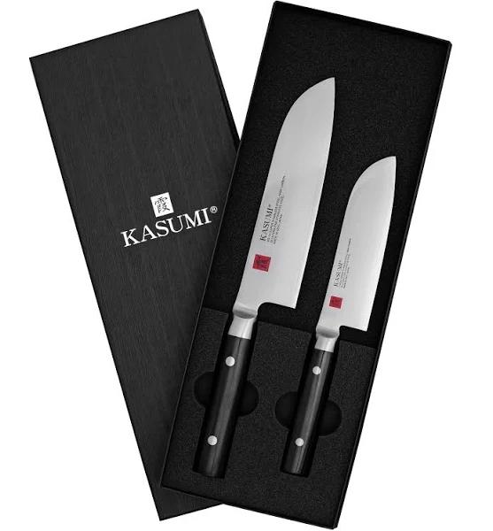 Kasumi 2 Piece Santoku Knife Set