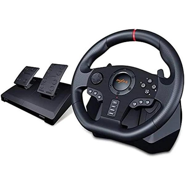 PXN V900 PC Racing Wheel, Universal USB Car Sim 270/900 Degree Race Steering Wheel with Pedals For PS3, PS4, Xbox, One,xbox Series X/S, Switch