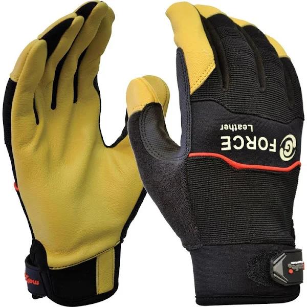 Maxisafe Mechanics Gloves G-Force Mechanics Glove Leather, 2XL