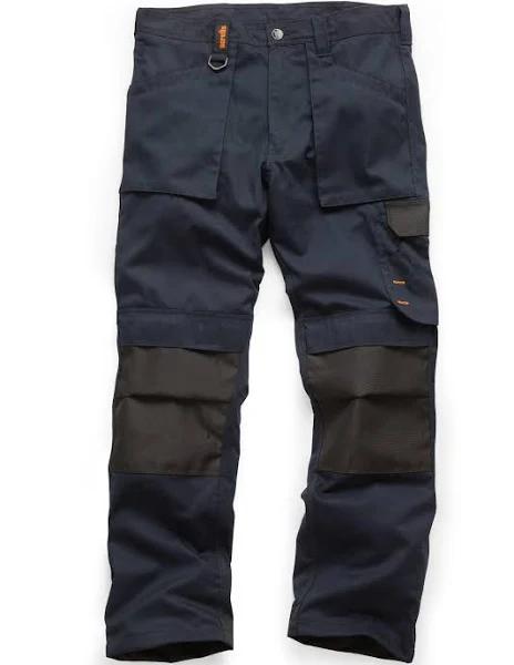 Scruffs Worker Trousers Black Navy