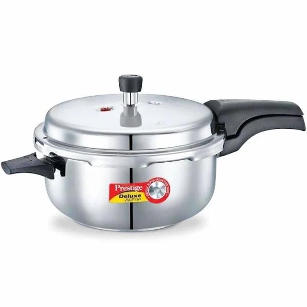 Prestige 5L Alpha Deluxe Induction Base Stainless Steel Deep Pressure