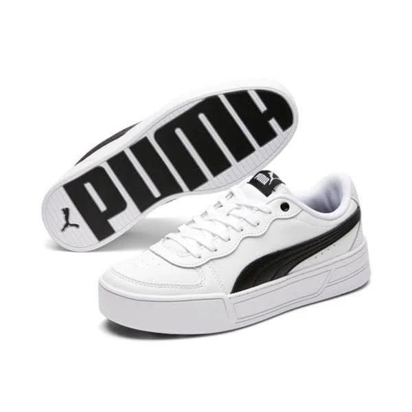 Puma Skye Sneaker - Women's - White/Black - Size 8.5