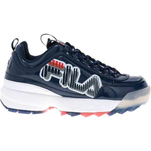 Fila Disruptor II Graphic Mens Shoes Size 10 Color: Navy