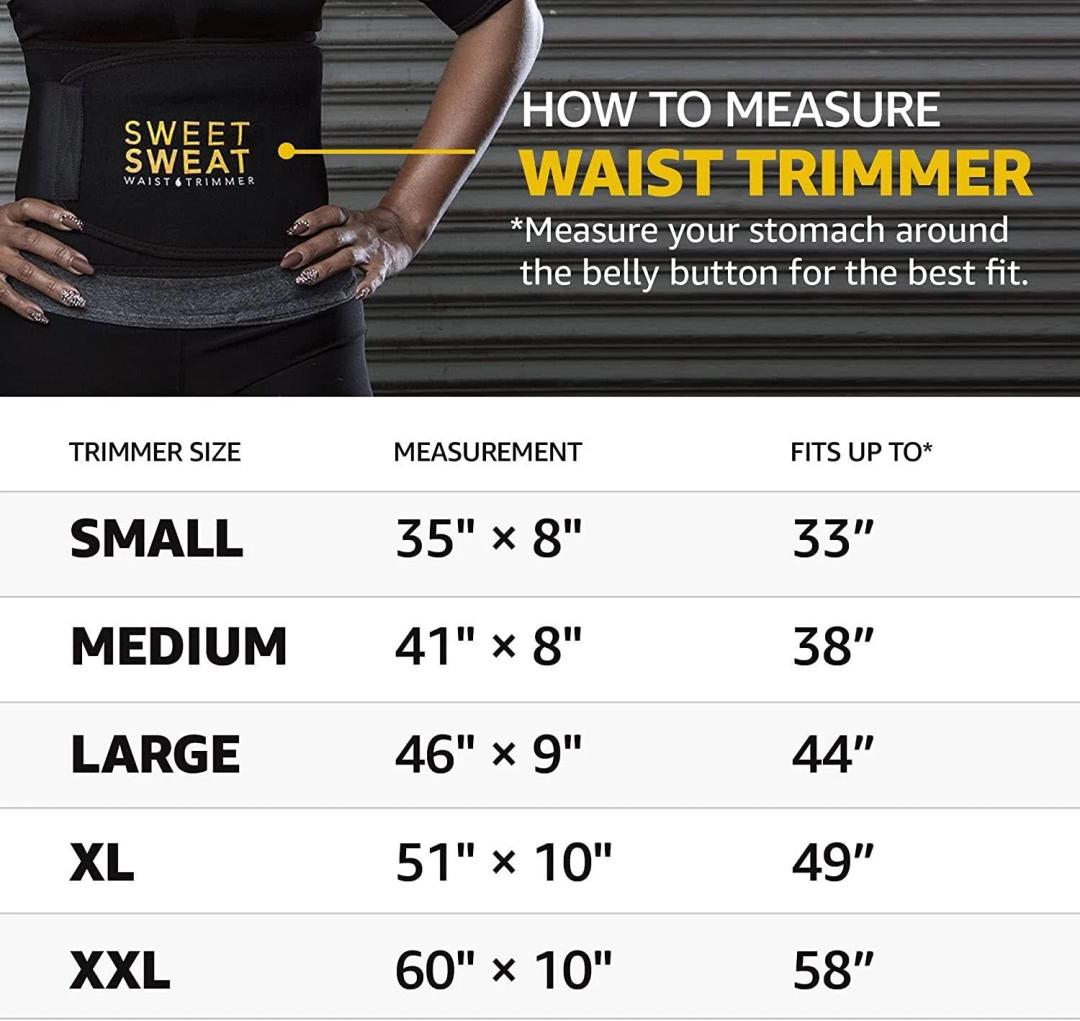 Sweet Sweat Waist Trimmer, by Sports Research - Medium, Black/Yellow, Price History & Comparison