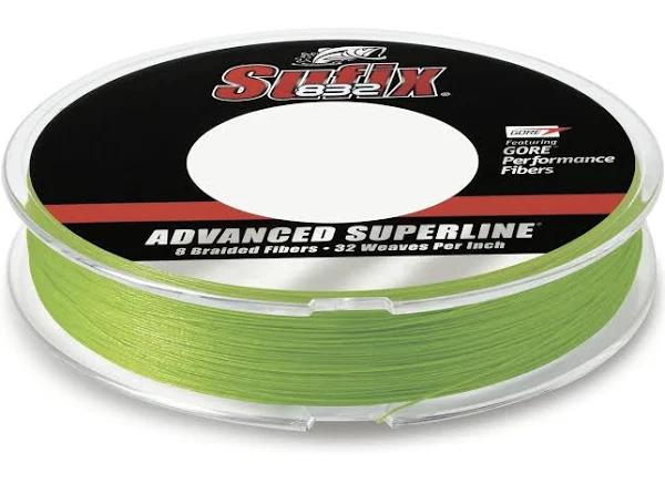 Sufix 832 Advanced Superline Braid 600 Yards Neon Lime / 20lb