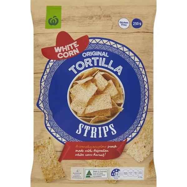 Woolworths White Corn Original Tortilla Strips