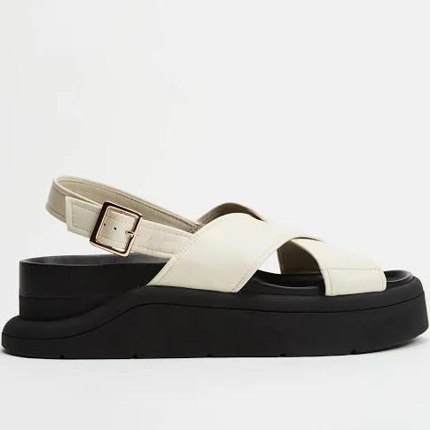 Dazie - Women's Neutrals Flat Sandals - Belle Sandals - Size 9 at The Iconic