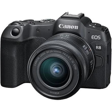 Canon EOS R8 Mirrorless Camera With RF 24-50mm Lens