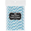 Paper Straws Bright Pink