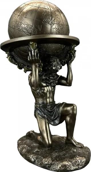 Greek Titan Atlas Carrying The World Statue (Bronze)