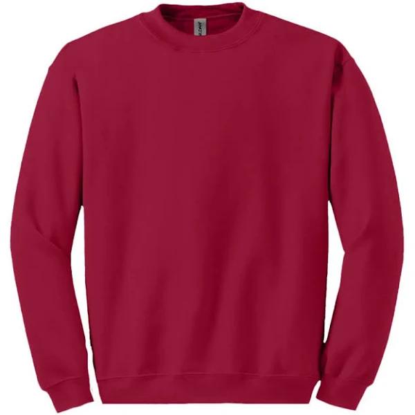 Heavy Blend Crewneck Sweatshirt with Kangaroo Pocket Antique Cherry Red - Gildan GN910 - Size M