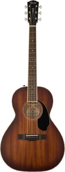 Fender PS-220E Parlor Guitar | Aged Cognac Burst