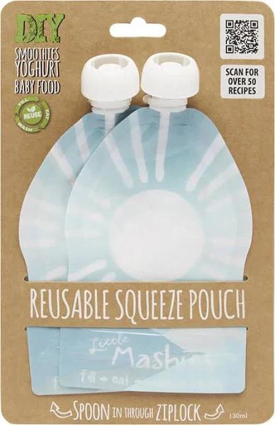 Little Mashies Reusable Squeeze Pouch - 2 Pack Sun