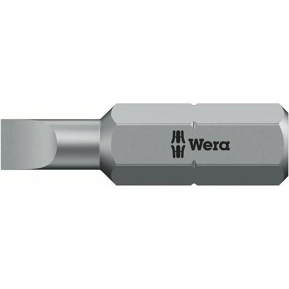 Wera 800/1 Slotted Bit 0.5x3x25mm 056200 for Sale Online - Mektronics