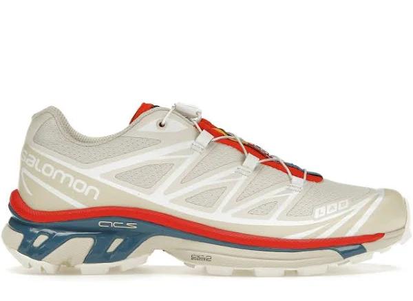 Salomon XT-6 'Almond Milk Aurora Red' L47293400