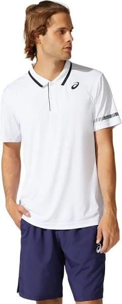 ASICS Men's Court Polo Shirt XS / White