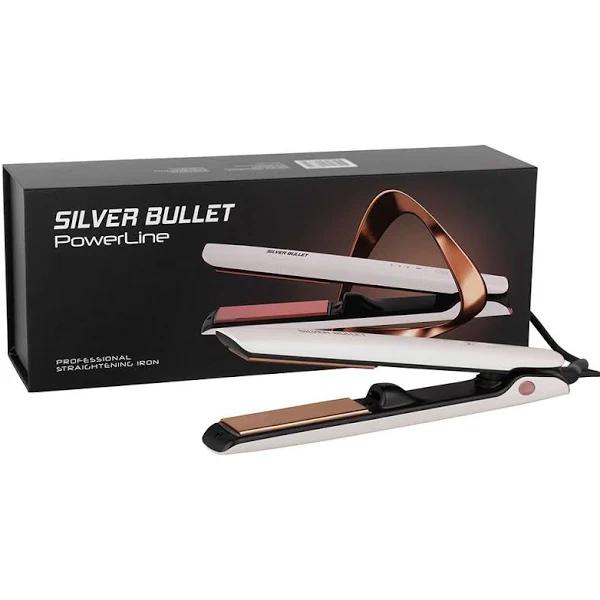 Silver Bullet Powerline Hair Straightener - White