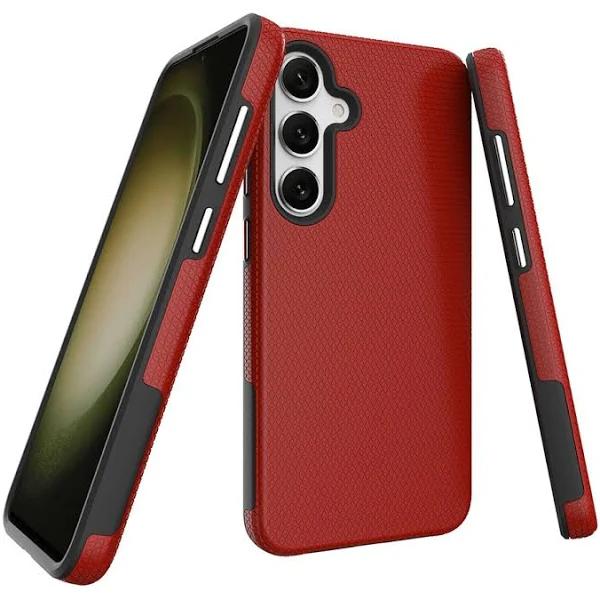 Samsung Galaxy S24 Plus Compatible Case Cover With Shockproof Rugged Design - Red