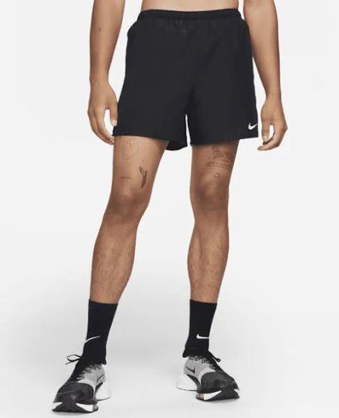 Nike Dri-FIT Challenger Men's Brief-Lined Running Shorts - 1 - 50% Recycled Polyester - Black