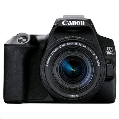 Canon DSLR EOS 200D Mark II, Black With EF 18-55mm Lens