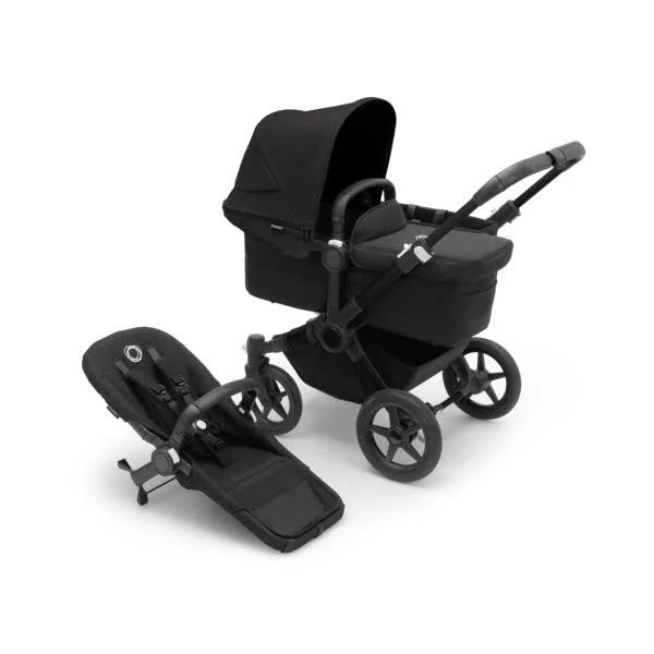 Bugaboo Donkey 5 Mono Pram Complete Black/Midnight Black-Midnight Black