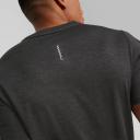 Puma Mens Favourite Heather Running Tee Black L @ Rebel Active