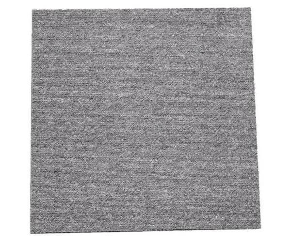 GOMINIMO 20pcs Carpet Tiles 50x50cm For Commercial Retail Office Flooring (Grey)