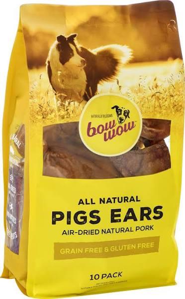 Bow Wow Pigs Ear Dog Treats 10 Pack