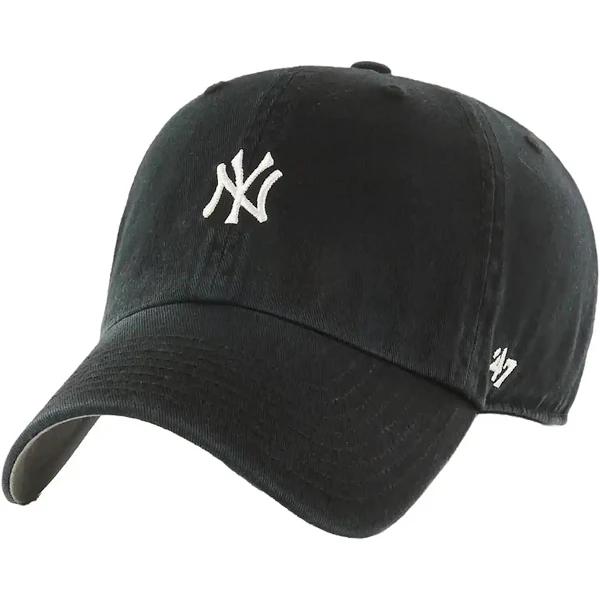 47 Brand MLB NY Yankees Base Runner Clean Up Cap - Black