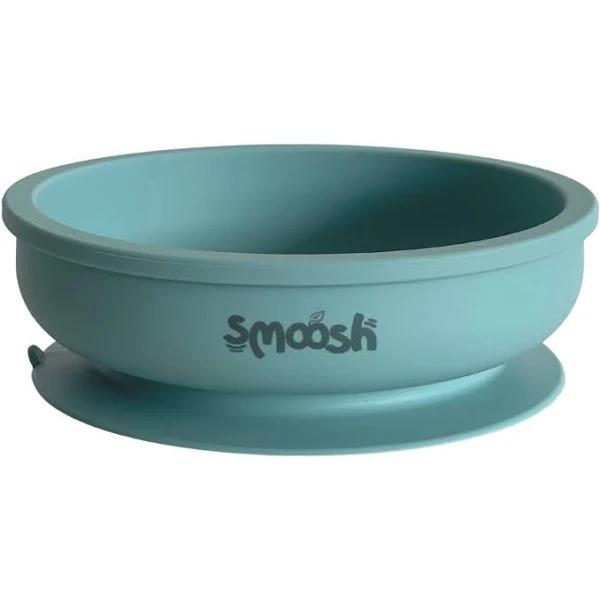 Smoosh Silicone Large Suction Bowl (Teal)