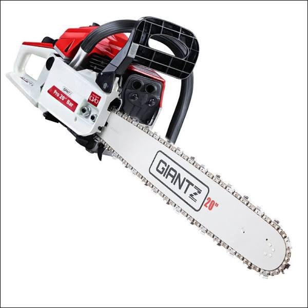 Giantz 52cc Petrol Commercial Chainsaw Chain Saw Bar E Start Pruning