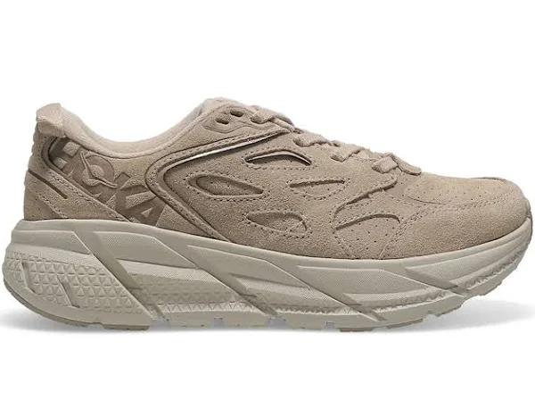 Hoka Clifton L Suede - Simply Taupe / Pumice Stone - US 9.5 - Men