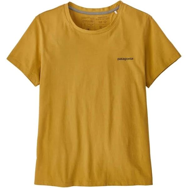 Patagonia P-6 Mission Organic T-Shirt (Women's) Cabin Gold / L