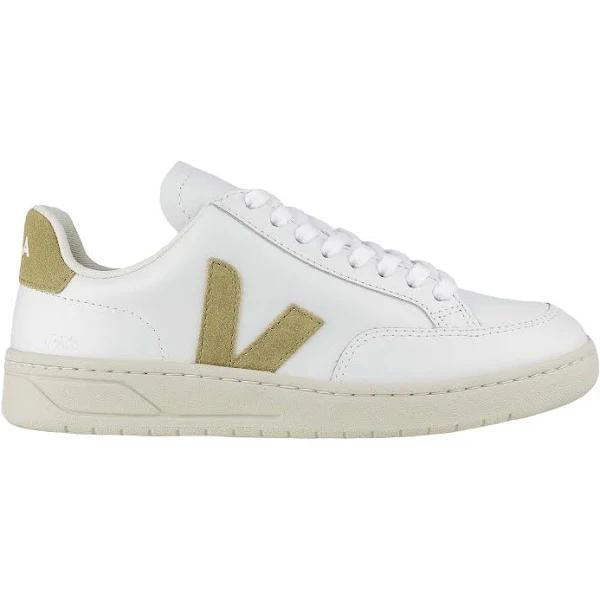 Veja White V-12 Sneakers