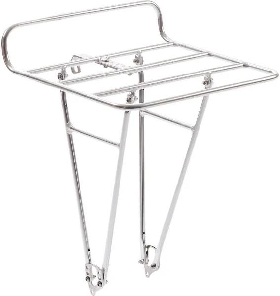 Pelago Commuter Front Rack Aluminium - Large,Polished