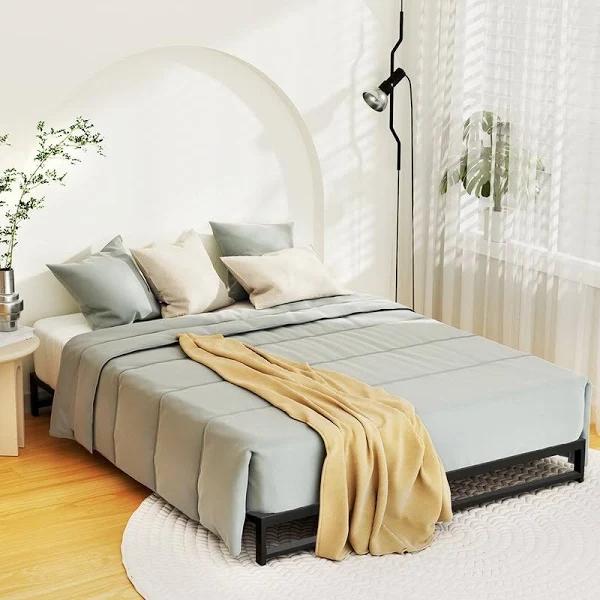 Artiss Metal Bed Frame Bed Base Platform BERU - Earn Everyday Rewards, AfterPay Available