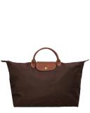 Longchamp Le Pliage Original Small Canvas & Leather Tote Travel Bag