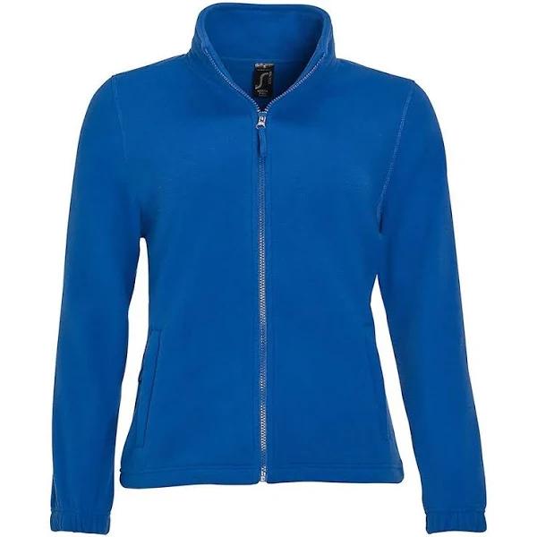 SOLS Womens/Ladies North Full Zip Fleece Jacket (Royal Blue) (S)