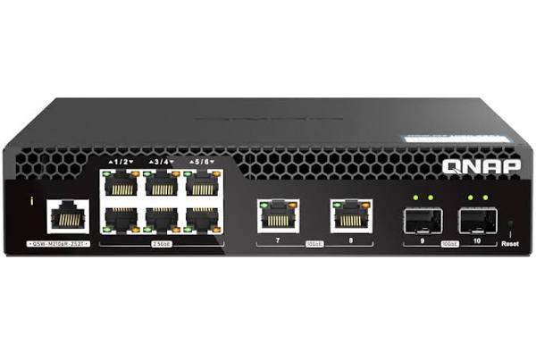 QNAP QSW-M2106R-2S2T Switch Silver