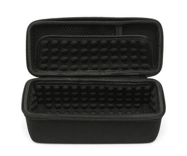 JunChang Portable Eva Storage Bag Shockproof Hard Case Zipper Cover For JBL Flip 5/4/3 Bluetooth Speaker Black Color