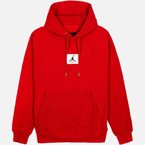 Jordan Flight Fleece Pullover Mens Hoodie - Red