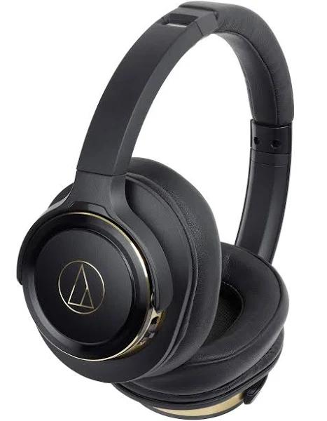 Audio-Technica Ath-ws660bt SOLIDBASS Bluetooth Wireless Headphones Black Gold